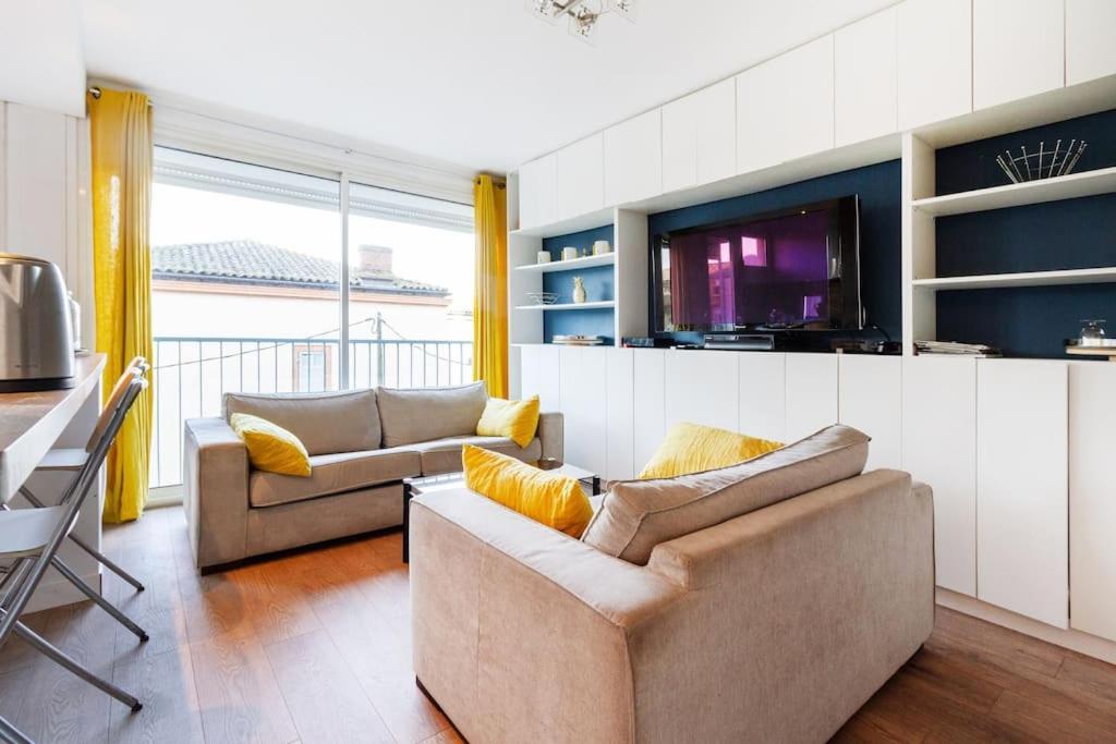 Double Appartement, Saint Michel, Parking, Wifi Toulouse Exterior foto